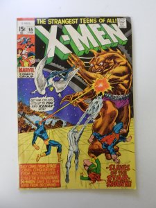 The X-Men #65 (1970) GD condition moisture damage, rusty staples