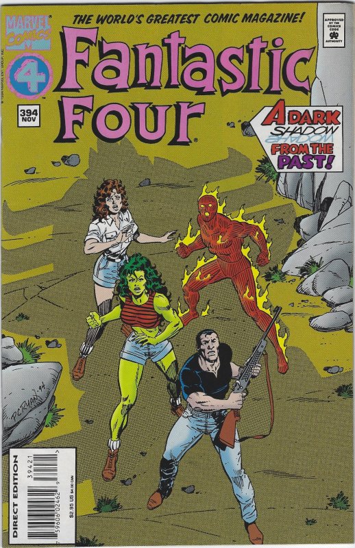 Fantastic Four #394 With animation cell and original bagging