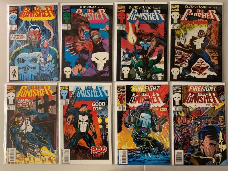 The Punisher comics lot #56-98 + 3 annuals 39 diff avg 7.0 (1991-95)
