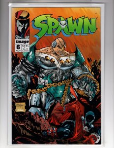 Spawn #6 (1992) VF/NM 1st Appearance of OVERTKILL!/ ECA1x