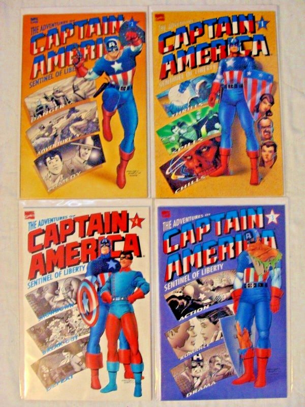 The Adventures of Captain America Sentinel of Liberty #1-4 1 2 3 4 Complete Set