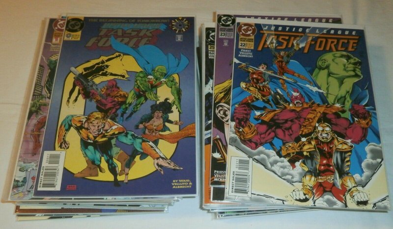 Justice League Task Force #0,1-37 (no 7,14,17) set of 38 comics Priest/Velluto