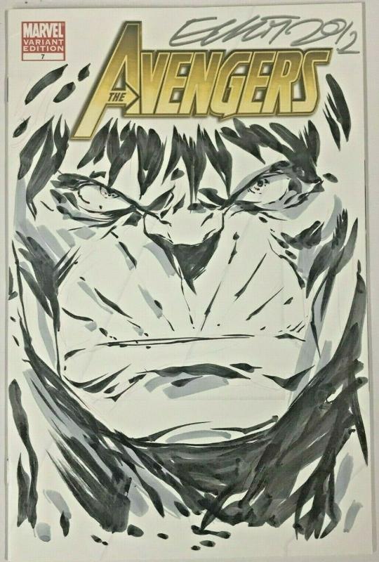 AVENGERS#7 VF/NM 2011 B & W VARIANT MARVEL COMICS