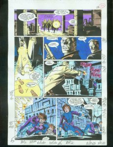 ORIGINAL D.C. COLOR GUIDE ROBIN ANNUAL #2 PG 22-SIGNED VG