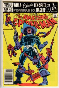 The Amazing Spider-Man #225 Newsstand Edition (1982) 8.5 VF+