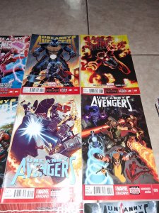 Uncanny Avengers #3,4,6,8,10,16,20,21,22,23,24,25 (2013-2014) lot of 12VF-NM)