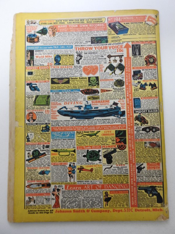 Big Shot Comics #7 (1940) Good Condition! Chew upper right