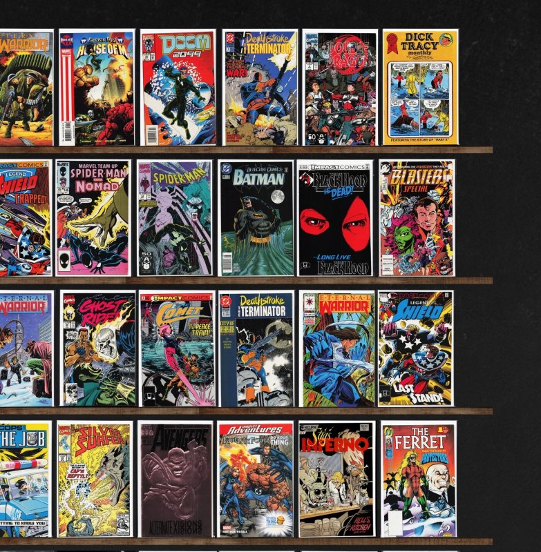 Huge Lot 150+ Comics with Eternal Warrior, Silver Surfer & More!