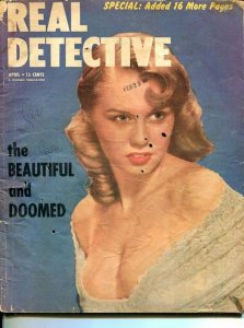 REAL DETECTIVE-APRIL 1952-FR/G-MURDER-KIDNAP-RAPE-SPICY FR/G