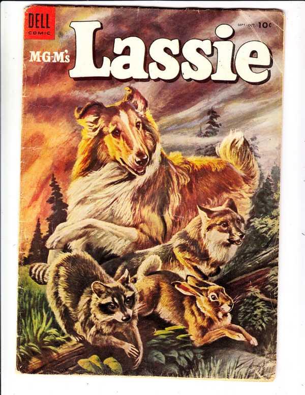 Lassie #18 (Oct-54) VG Affordable-Grade Lassie, Ranger Bob Ericson and Ranger...