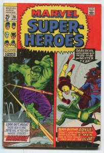 MARVEL SUPER-HEROES #26 (5.0) HULK, DAREDEVIL, X-MEN AND THE BLOB 1970