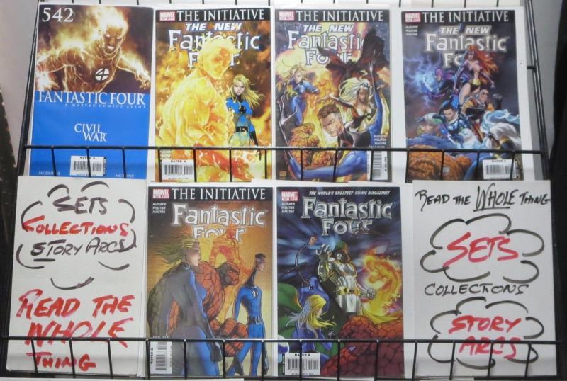 FANTASTIC FOUR by STRACZYNSKI & McKONE- missing 2 books! F/+!CIVIL WAR