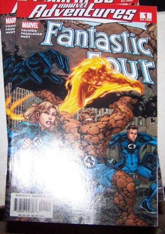 Marvel Adventures Fantastic Four #1 (Aug 2005, Marvel) the thing human torch**