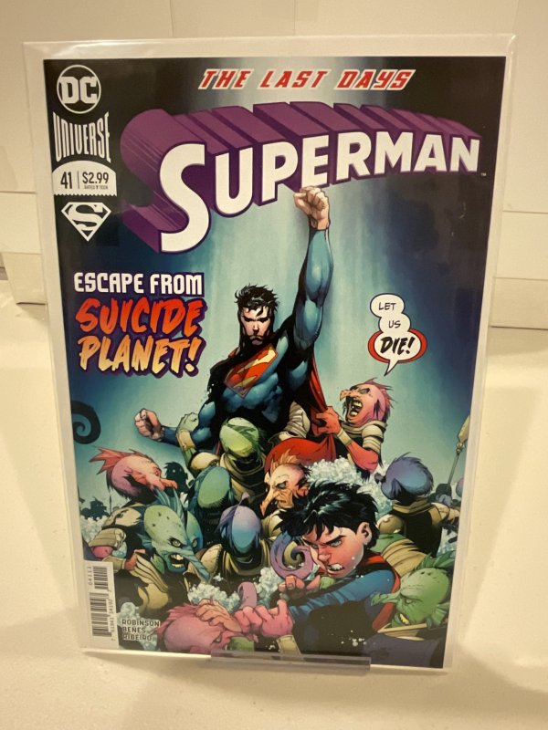 Superman #41  2018  9.0 (our highest grade)