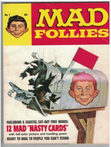 MAD FOLLIES (1969) 7 VG with NASTY CARDS