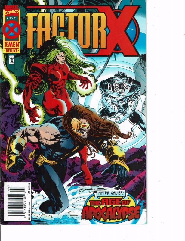 Lot Of 2 Marvel Comic Books Factor X #2 and #1 Ironman ON4