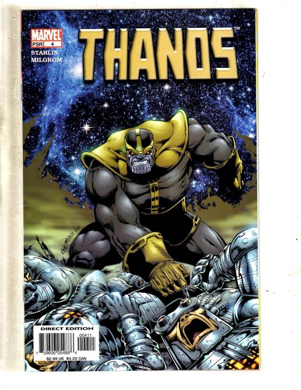 Lot Of 5 Thanos Marvel Comic Books # 2 3 4 5 6 Avengers Hulk Thor Iron Man MF10