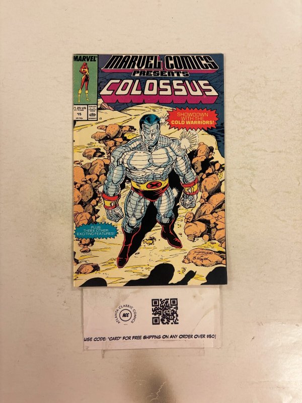 Marvel Comics Presents #15 NM Marvel comic Books Colossus 21 HH112