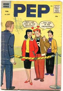 Pep Comics #137 1960- Archie- Betty & Veronica- Katy Keene f/g