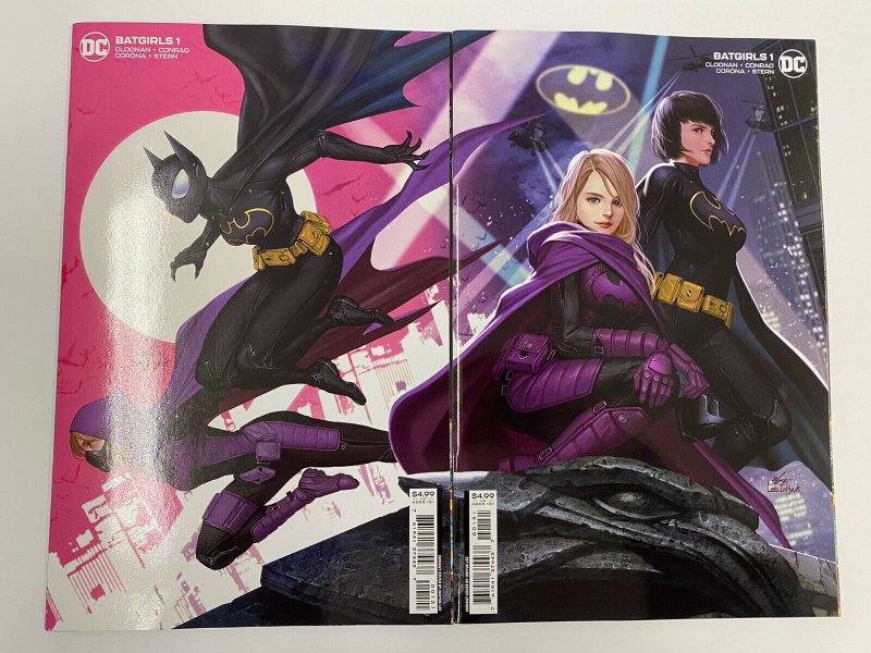 BATGIRLS #1 CVR B LEFT + C RIGHT CONNECTING SET COMICS NM 2021 IN-HAND SHIPS NOW