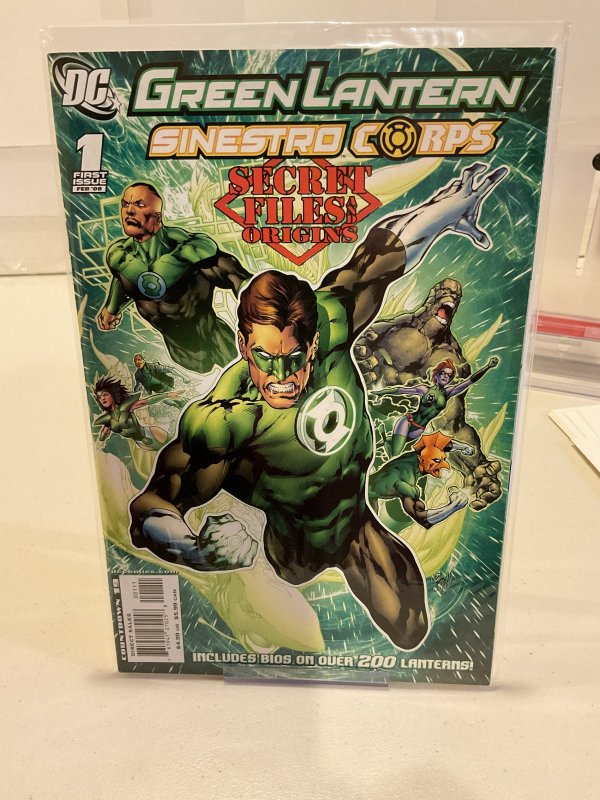 Green Lantern Sinestro Corps Secret Files & Origins 2008 9.0 (our highest grade)
