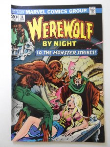 Werewolf by Night #14 (1974) Lo, The Monster Strikes!  Solid Fine- Condition!