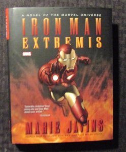 2014 IRON MAN Extremis by Marie Jarvin HC/DJ NM/VF+ Marvel Novel