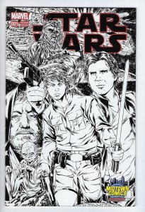 ?Star Wars #1 Mark Brooks Store Exclusive Variant Set (2015)?