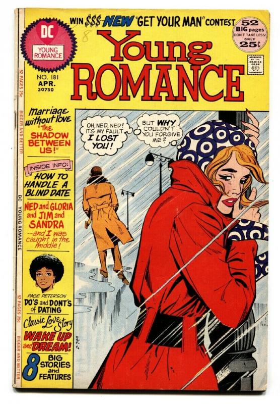 Young Romance #181 comic book DC-Giant issue-Page Peterson-Blind Date