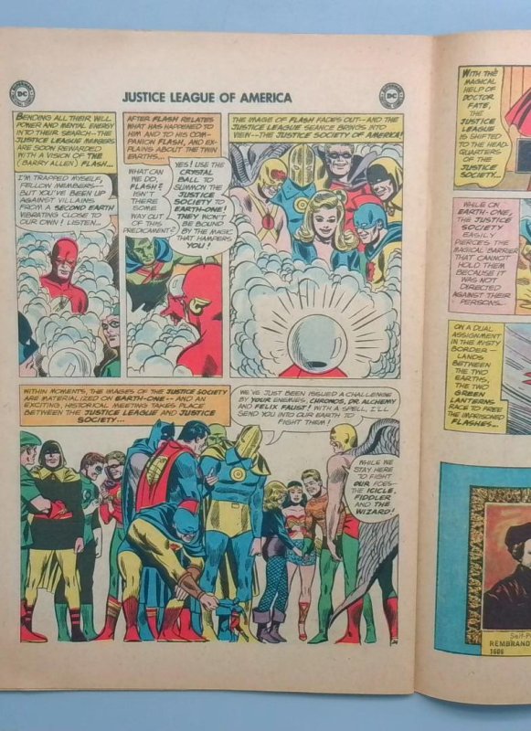 Justice League of America #21 VG- 1st Justice Society DC Comics 1963