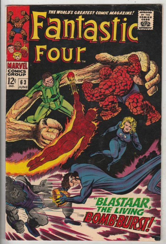 Fantastic Four #63 (Jun-67) VF High-Grade Fantastic Four, Mr. Fantastic (Reed...