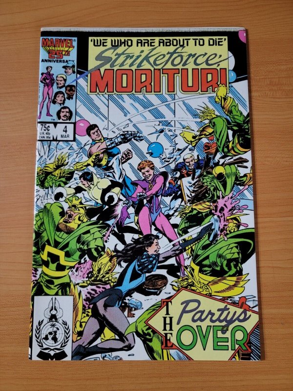 Strikeforce Morituri #4 Direct Market Edition ~ NEAR MINT NM ~ 1987 Marvel Comic