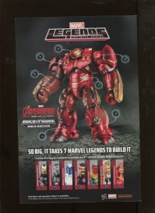 SECRET WARS #7 (9.2) COMIC EXPOSURE VARIANT VENOM CARNAGE AND ANTIVENOM COVER!