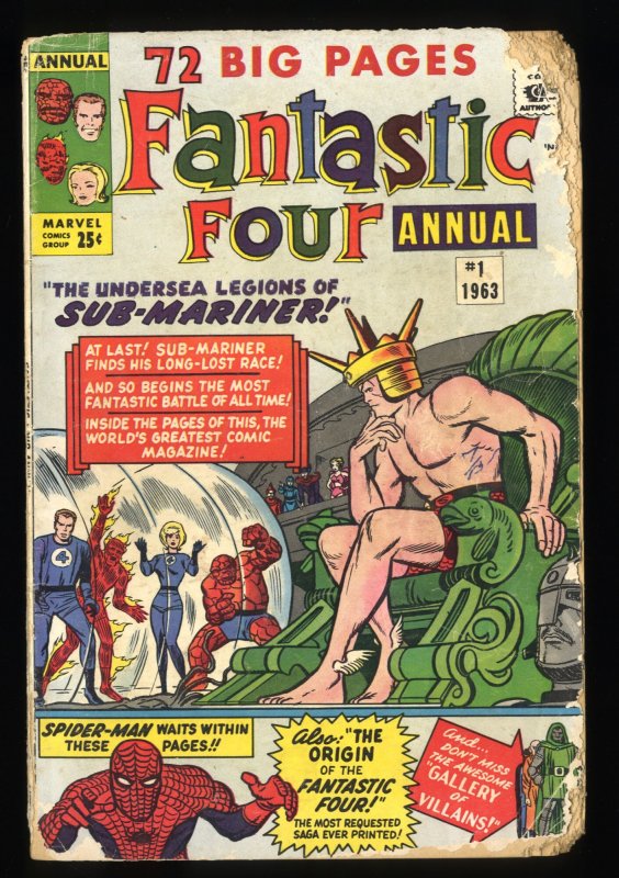 Fantastic Four Annual #1 FA/GD 1.5