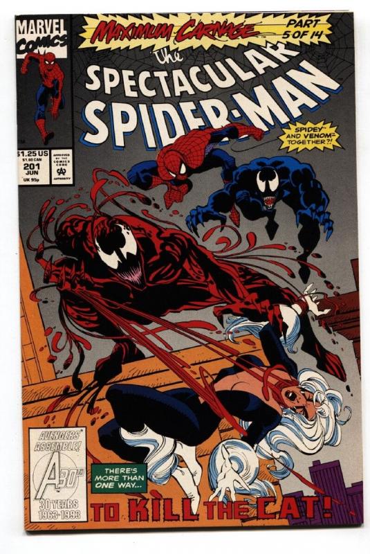 SPECTACULAR SPIDER-MAN #201-MARVEL COMICS-VENOM-CARNAGE