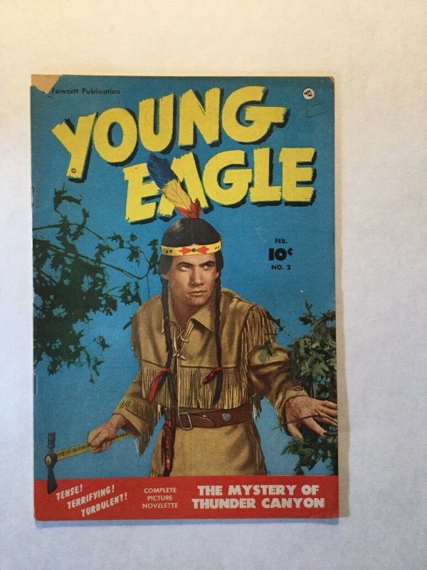 Young Eagle 2 Very Good+ Vg+ 4.5 Tear On Front Cover Fawcett