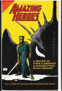 Amazing Heroes #65 (1985) Star Hawks