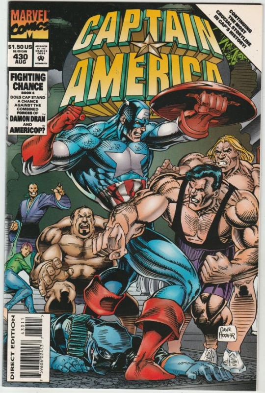 Captain America #430 (Aug-94) NM/NM- High-Grade Captain America