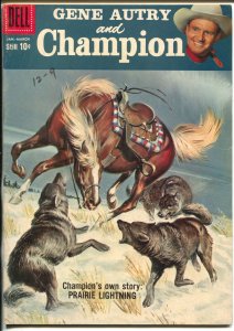 Gene Autry and Champion #119 1958-Dell-Savitt cover-title change-Final issue-FN+