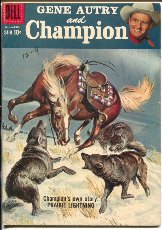 Gene Autry and Champion #119 1958-Dell-Savitt cover-title change-Final issue-FN+