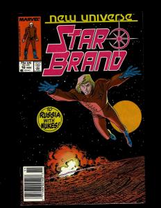 Lot of 12 Star Brain Marvel Comic Books #1 2 3 4 5 6 7 8 9 10 11 12 J410