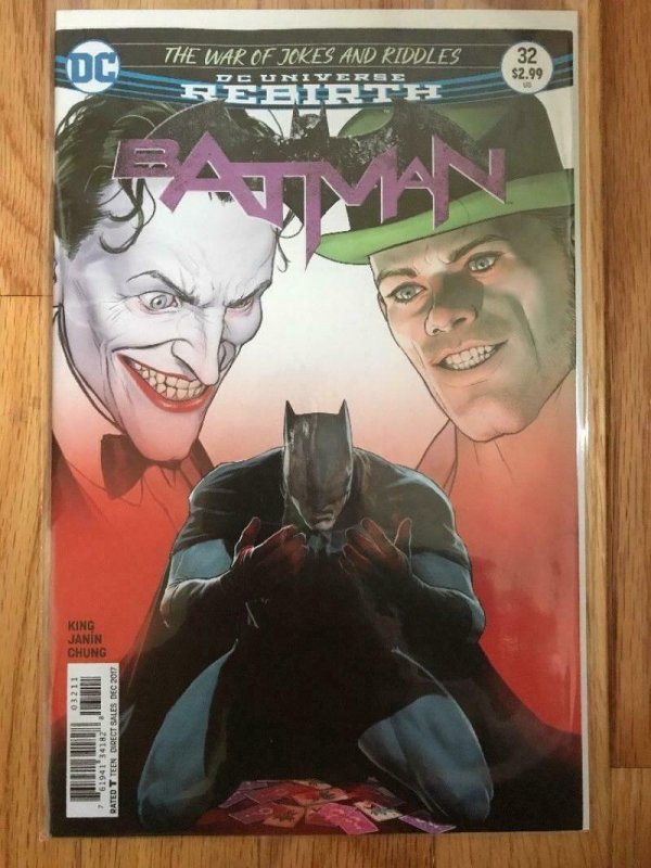 BATMAN #32, NM-, Joker, Riddler, DC, 2017, more in store