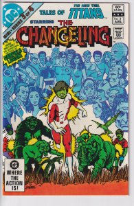 TALES OF THE NEW TEEN TITANS #3 CHANGELING (Aug 1982) VF 8.0 white!