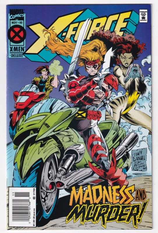 X-Force #40 November 1994 Marvel Comics