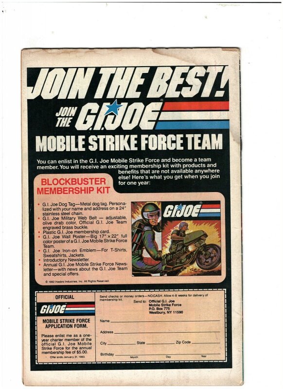 Thor #322 Marvel Comics 1982 Bronze Age vs. Heimdall GD/VG 3.0