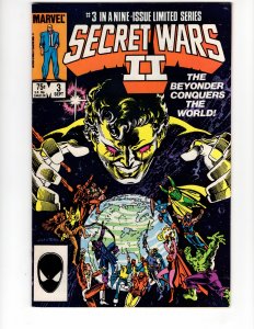 Secret Wars II #3 THE BEYONDER CONQUERS THE WORLD!