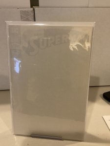 Superman #1  Blank Variant 2018  9.0 (our highest grade)  Bendis!