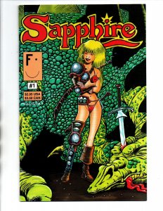 Sapphire #1 - Friendly - 1992 - VF