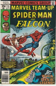 Marvel Team Up(vol. 1) # 71 Spiderman and The Falcon !
