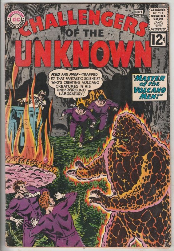 Challengers of the Unknown #27 (Sep-62) FN/VF+ Mid-High-Grade Challengers of ...